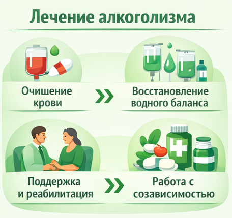 лечение алкоголизма в Тынде этапы